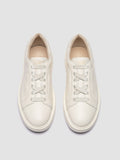 SLOUCH 001 - White Leather Low Top Sneakers Men Officine Creative -2