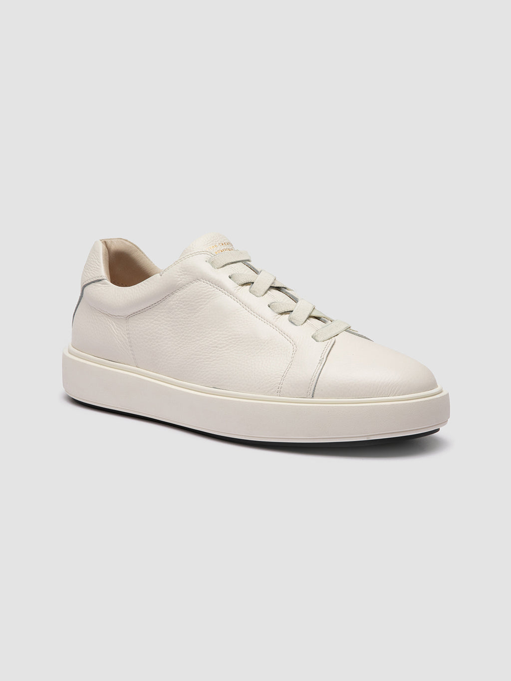 SLOUCH 001 - White Leather Low Top Sneakers Men Officine Creative -3