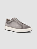 SLOUCH 003 - Grey Suede Low Top Sneakers - 3