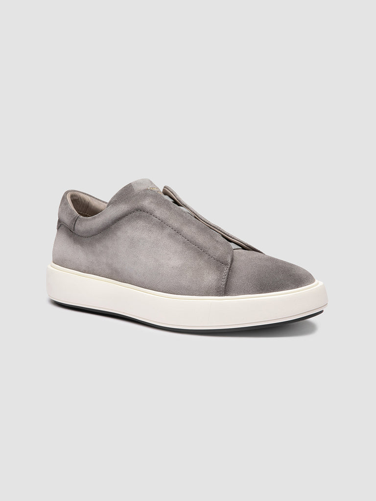 SLOUCH 003 - Grey Suede Low Top Sneakers