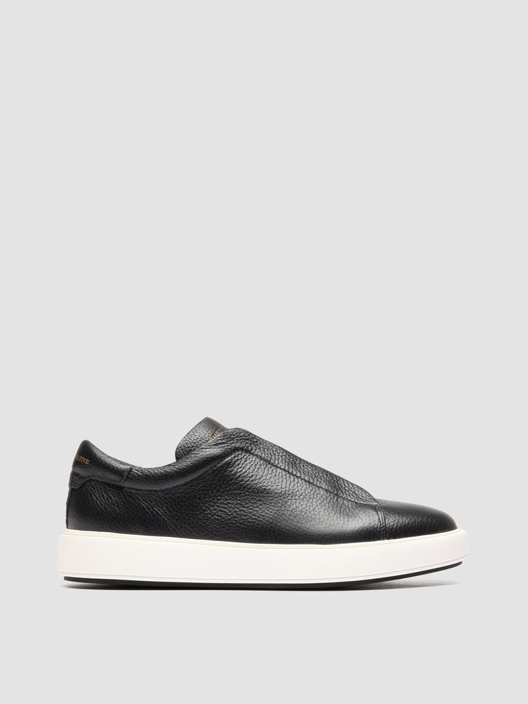 SLOUCH 003 - Blue Leather Low Top Sneakers
