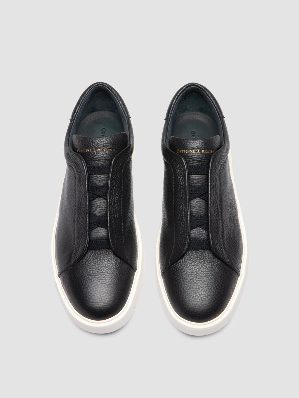 SLOUCH 003 - Blue Leather Low Top Sneakers - 1