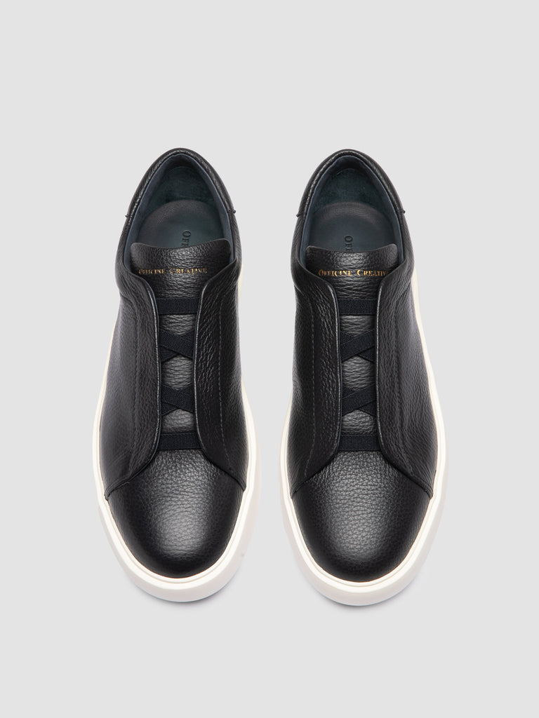 SLOUCH 003 - Blue Leather Low Top Sneakers