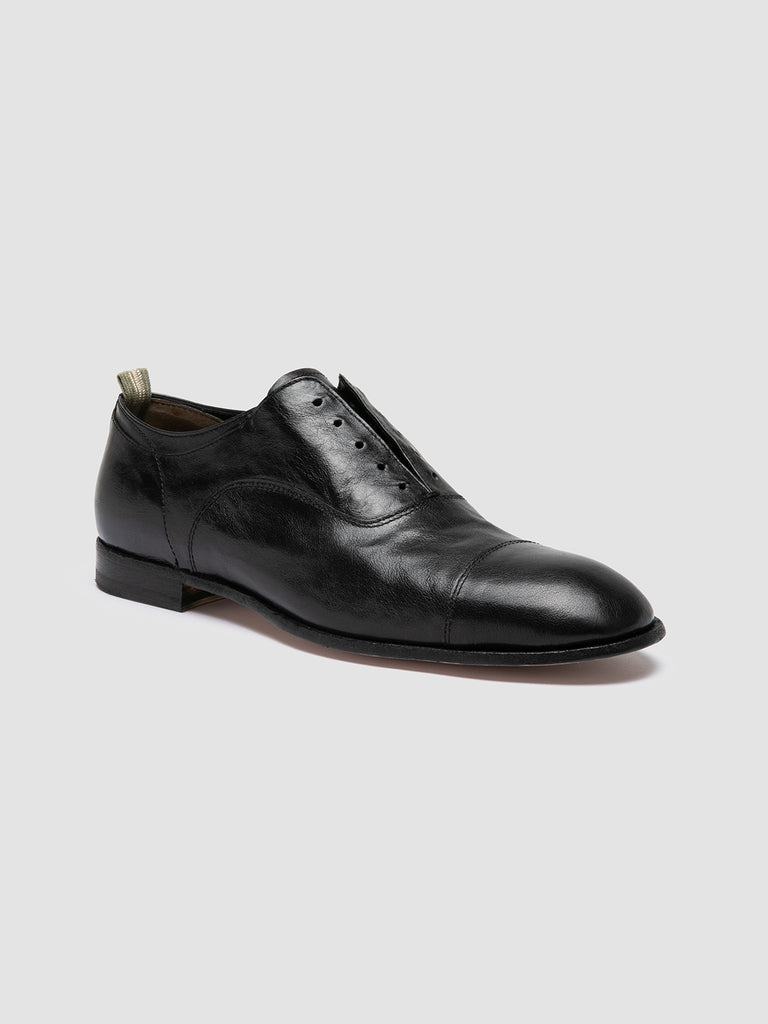 SOLITUDE 003 Nero - Black Leather Oxford Shoes Men Officine Creative - 3