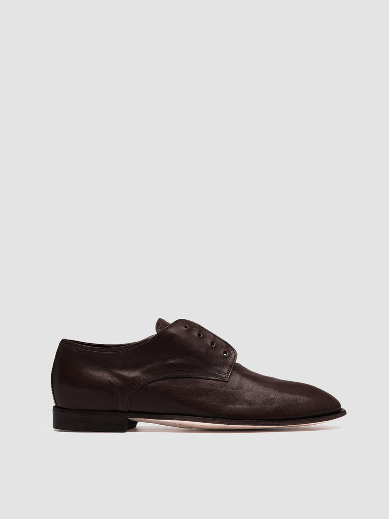 SOLITUDE 104 - Dark Brown Leather Derby Shoes