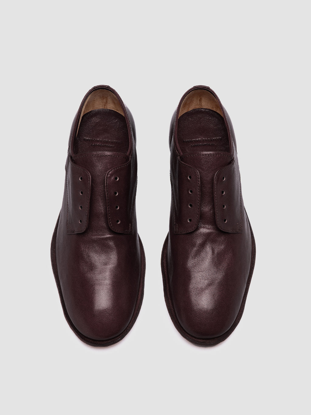 SOLITUDE 104 - Dark Brown Leather Derby Shoes