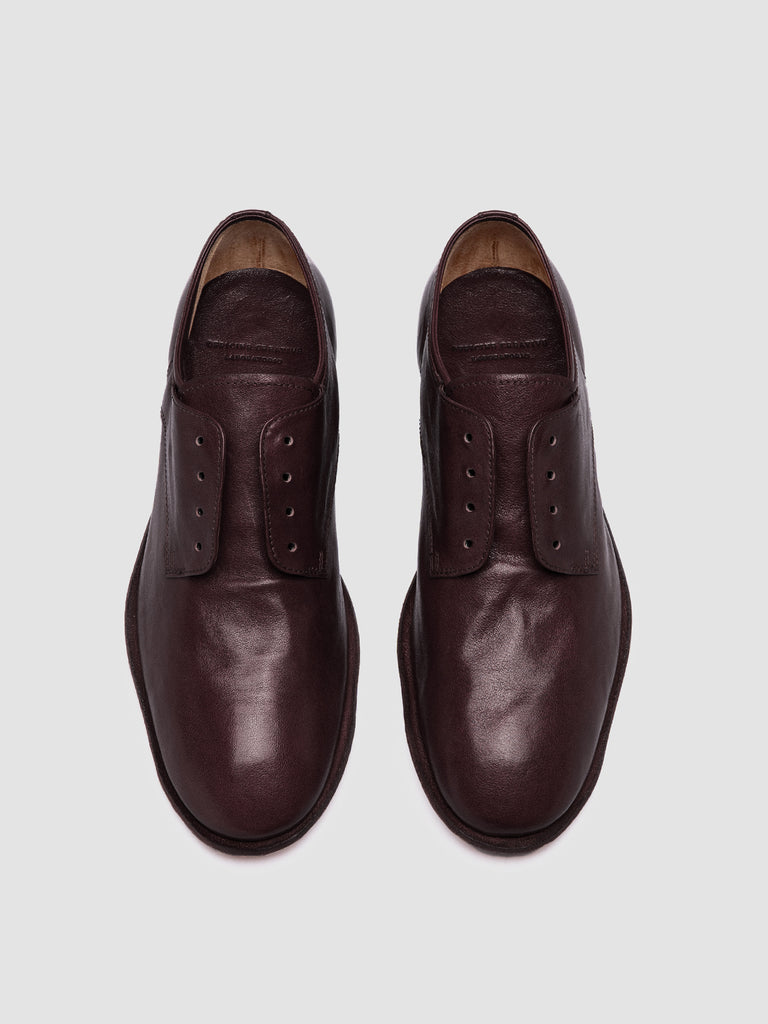 SOLITUDE 104 - Dark Brown Leather Derby Shoes