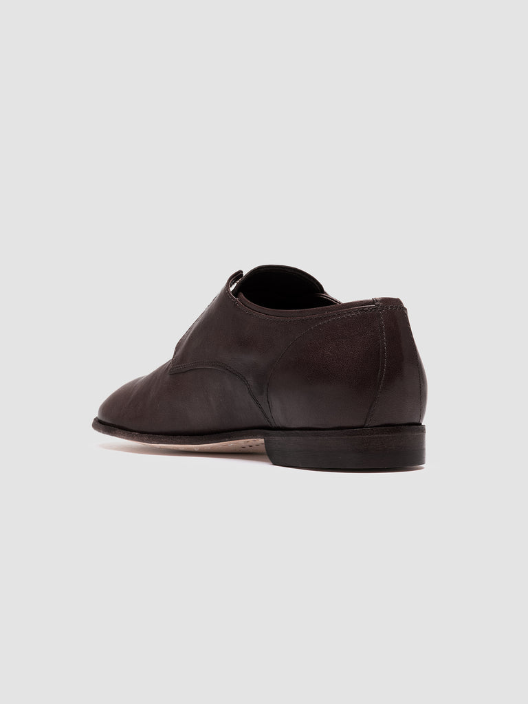 SOLITUDE 104 - Dark Brown Leather Derby Shoes