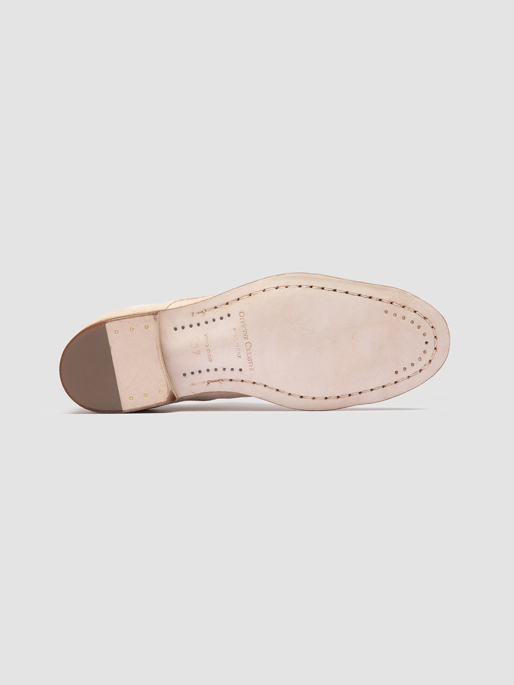 SOLITUDE 104 - Ivory Suede Derby Shoes