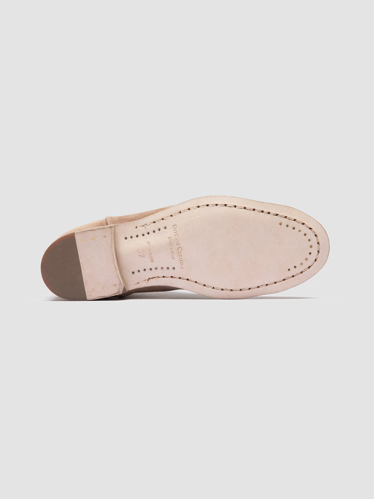 SOLITUDE 106 - Taupe Suede Zipped Boots