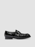 SOLITUDE 107 - Black Leather Penny Loafers - 0