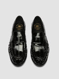SOLITUDE 107 - Black Leather Penny Loafers - 1