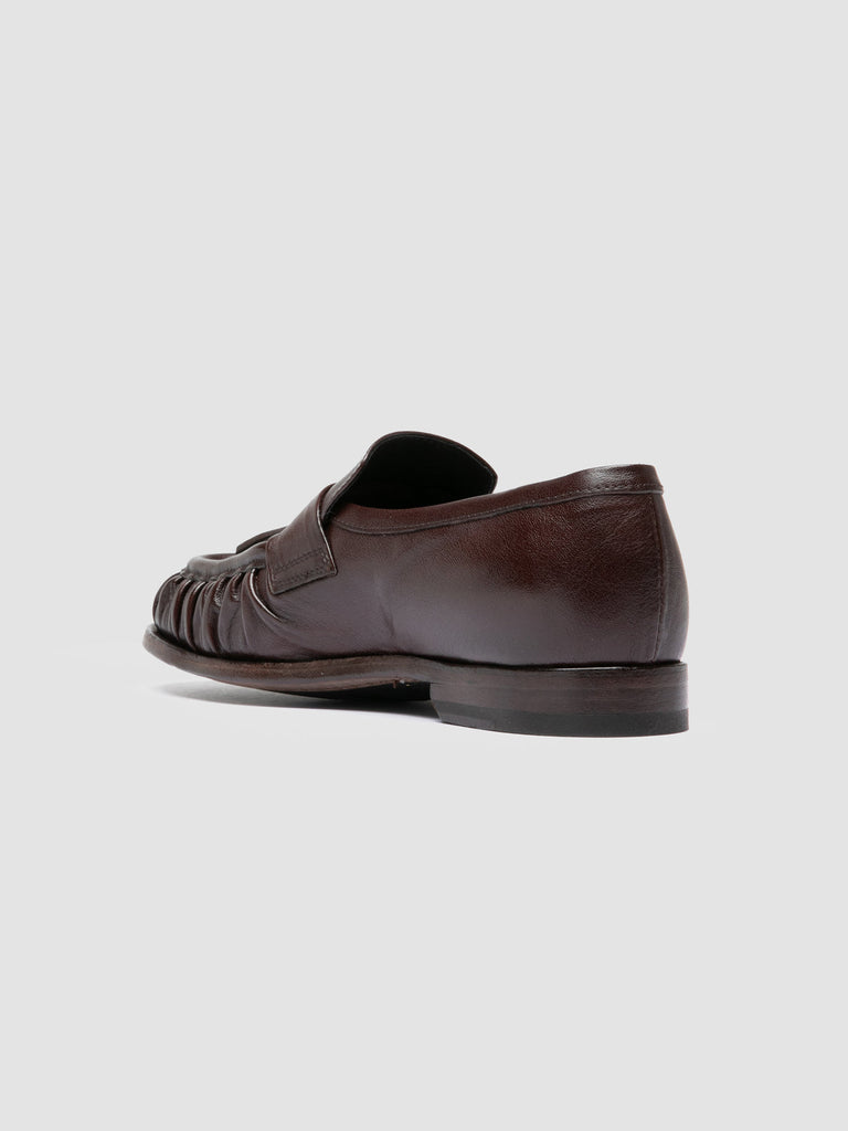SOLITUDE 108 - Dark Brown Leather Tassel Loafers