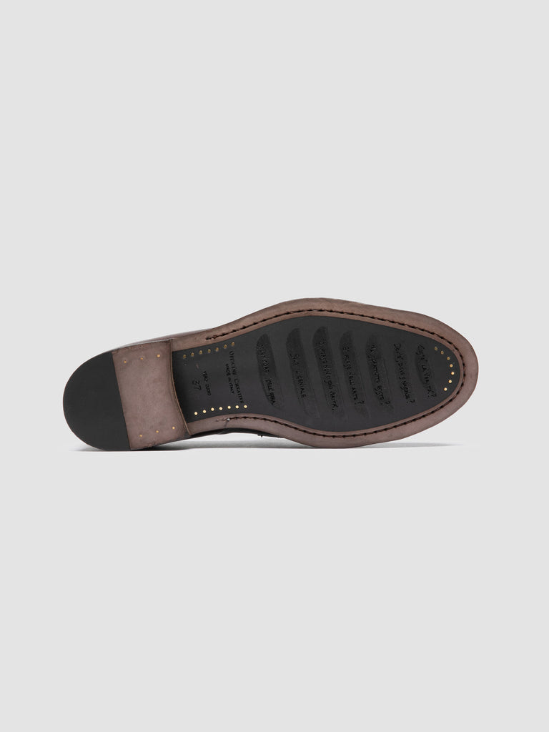 SOLITUDE 108 - Dark Brown Leather Tassel Loafers