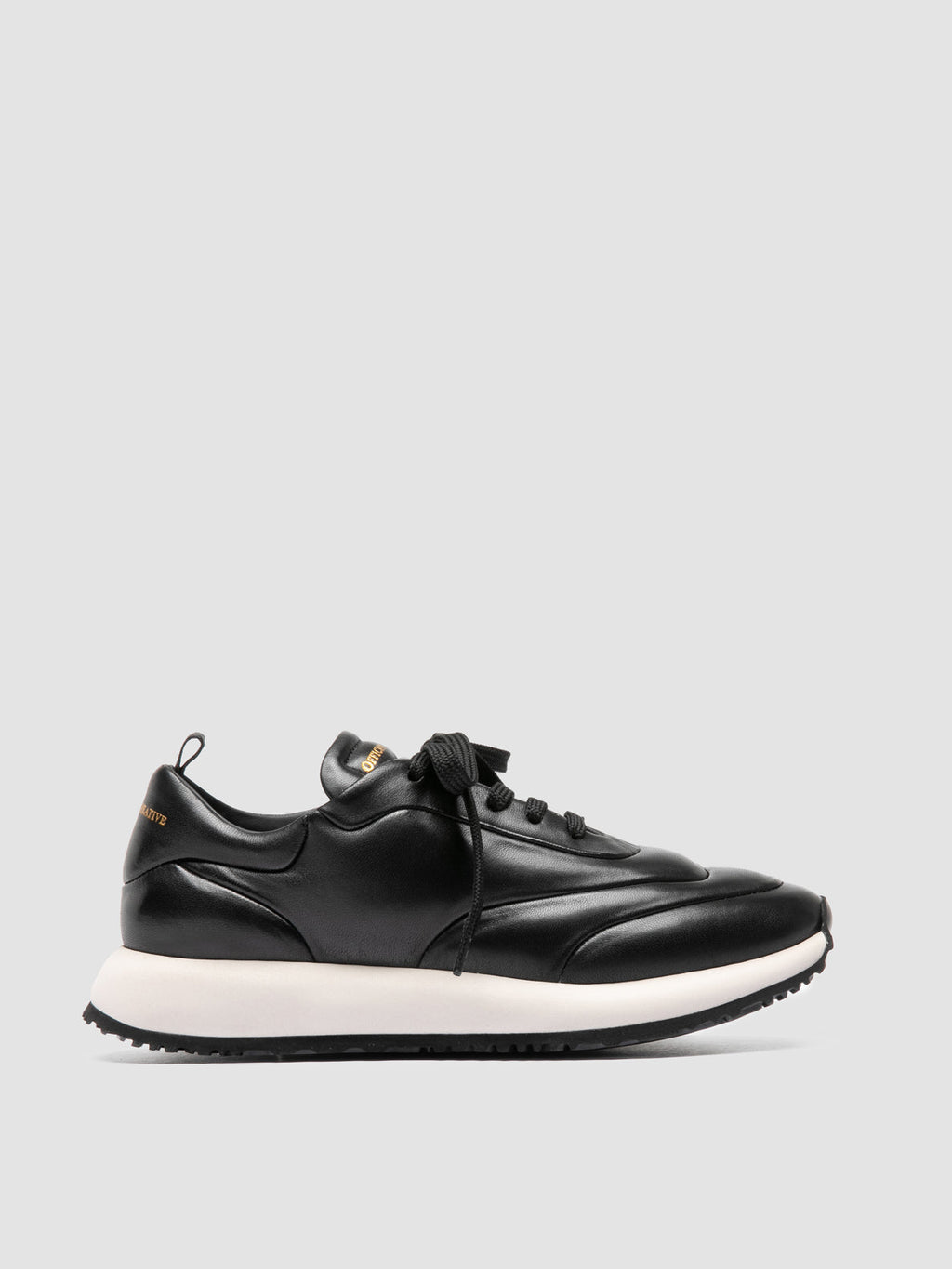 SOLSTICE 101 - Black Leather Low Top Sneakers - 0