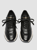 SOLSTICE 101 - Black Leather Low Top Sneakers - 1