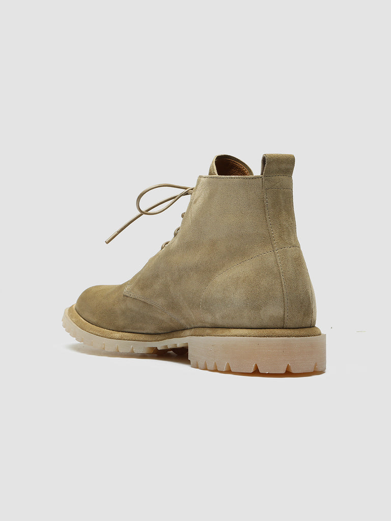 SPECTACULAR 002 - Light Brown Suede Lace-Up Boots