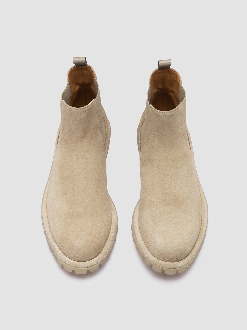 SPECTACULAR 014 - Beige Suede Chelsea Boots