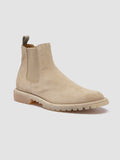 SPECTACULAR 014 - Beige Suede Chelsea Boots