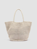 SUSAN 012 - White Leather Shoulder Bag