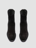 SYDNE 010 - Black Suede Zipped Boots Women Officine Creative - 2