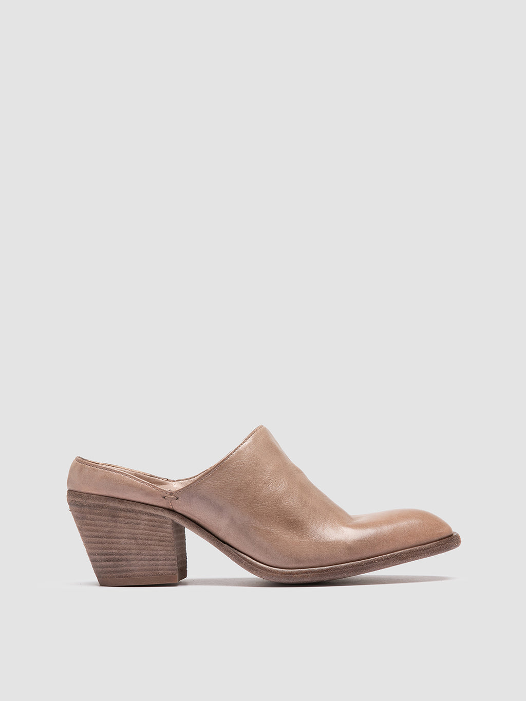 SYDNE 012 - Taupe Leather Slide - 0