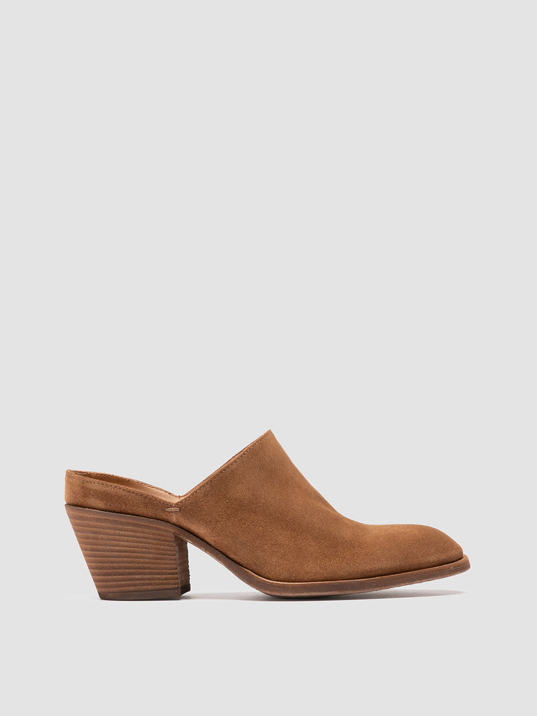 SYDNE 012 - Light Brown Suede Slide
