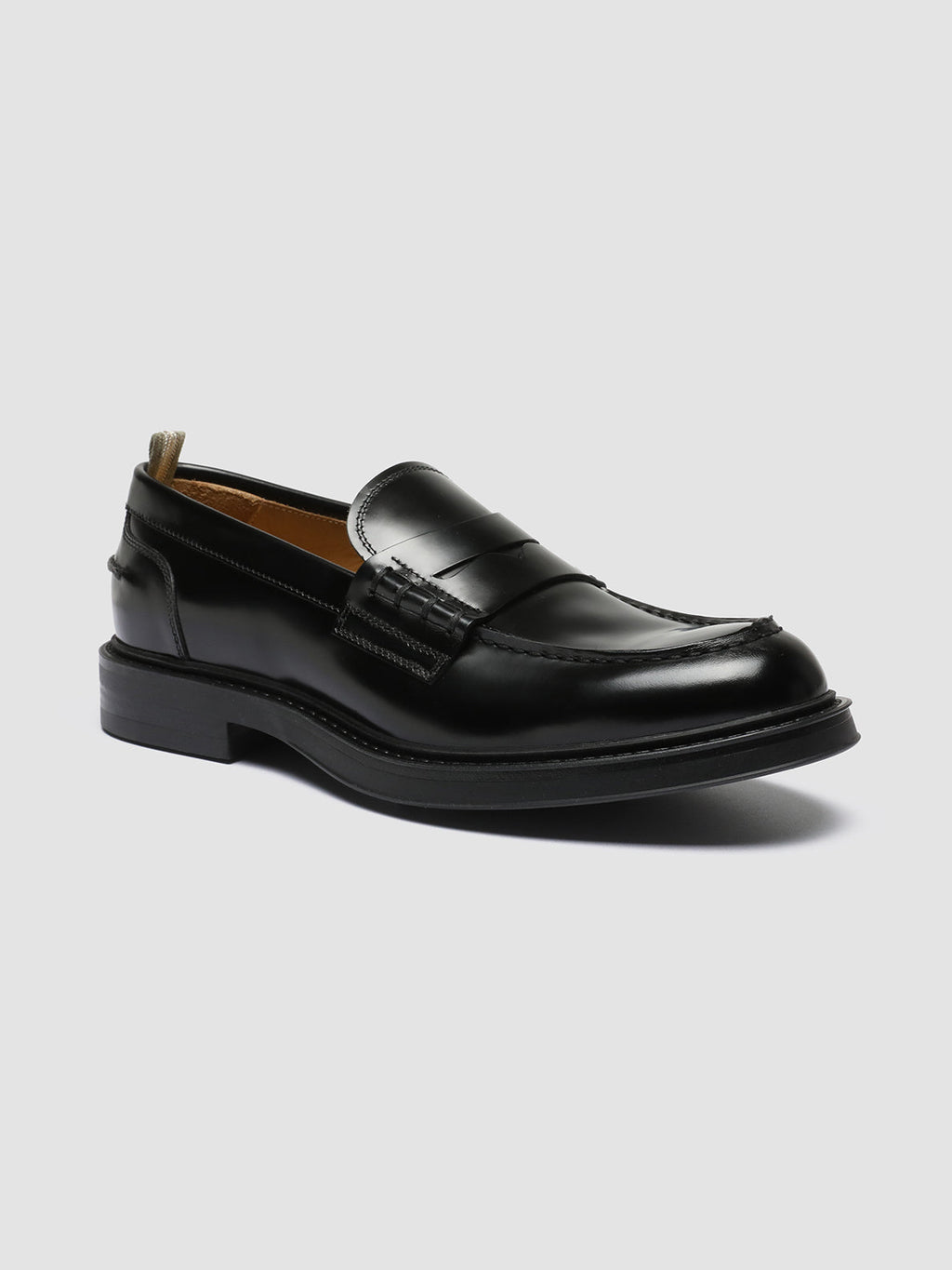 UNIFORM 001 - Black Leather Loafers Men Officine Creative - 3