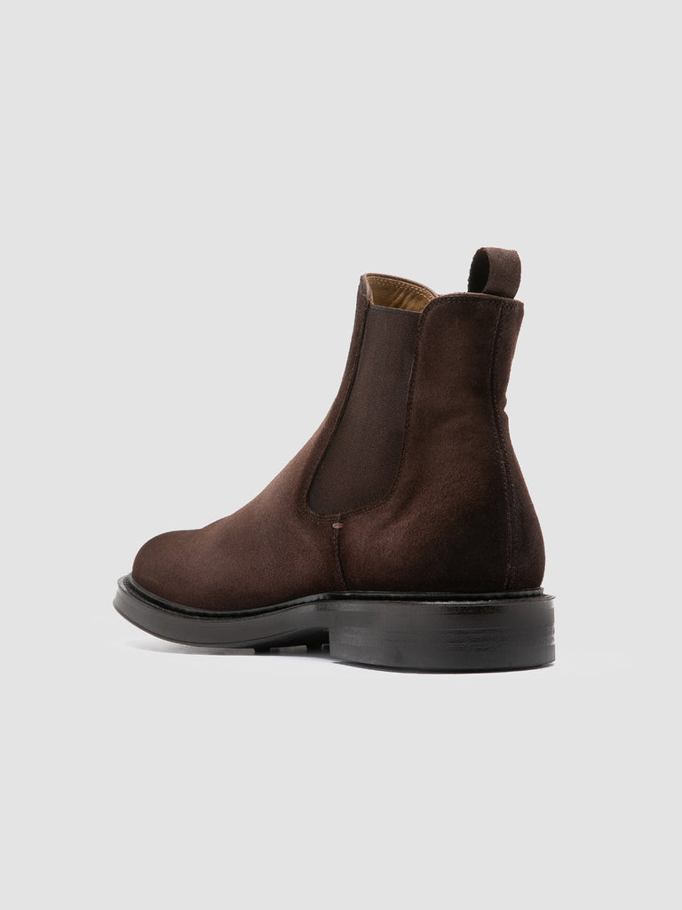 UNIFORM 005 - Brown Suede Chelsea Boots