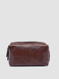 VANITY CASE 001 - Brown Leather Pouch - 3