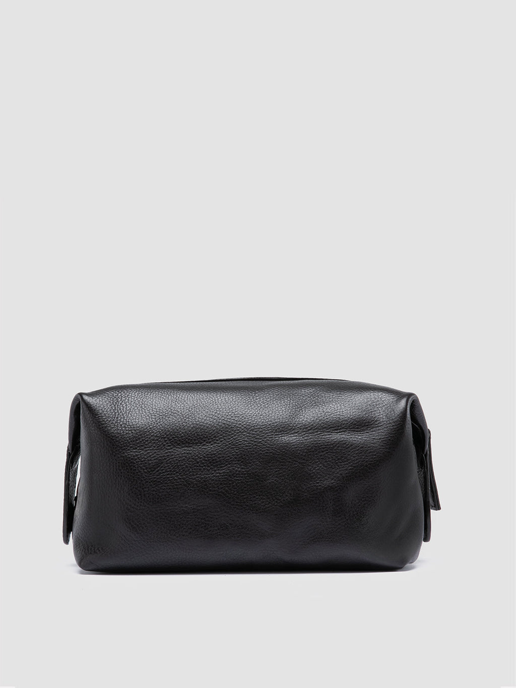 VANITY CASE 001 - Black Leather Pouch - 0