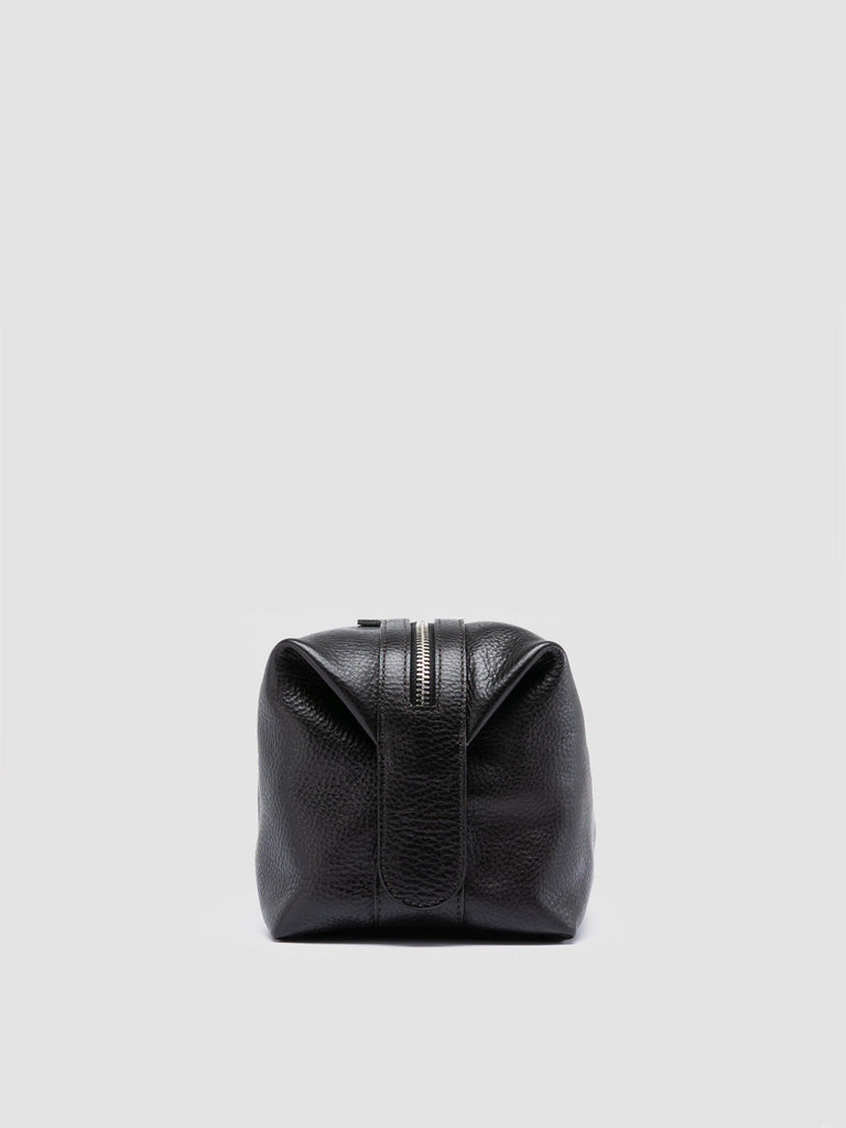 VANITY CASE 001 - Black Leather Pouch