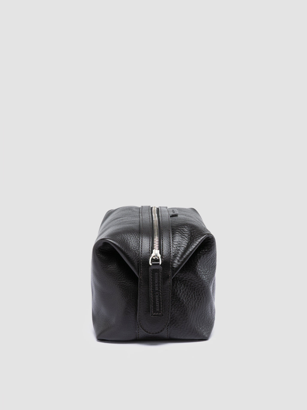 VANITY CASE 001 - Black Leather Pouch - 4