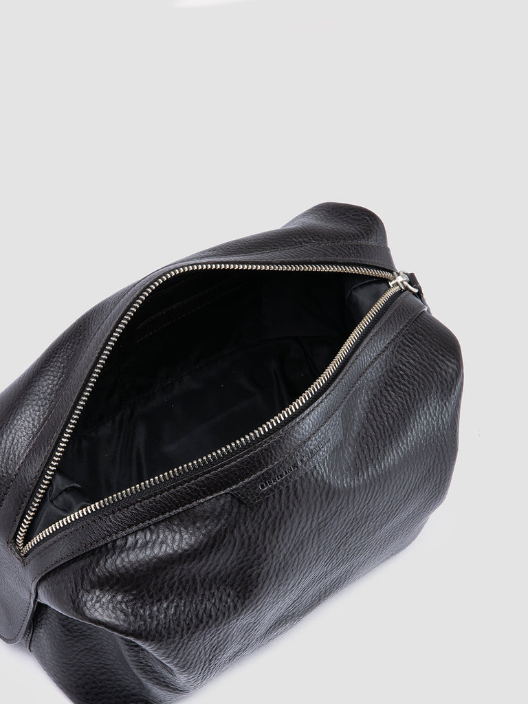 VANITY CASE 001 - Black Leather Pouch