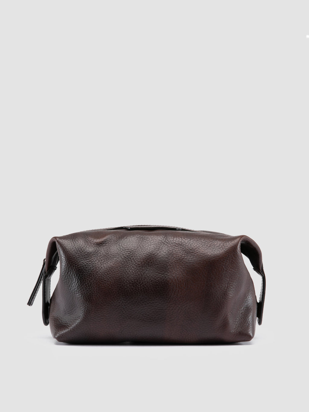 VANITY CASE 001 - Brown Leather Pouch - 0