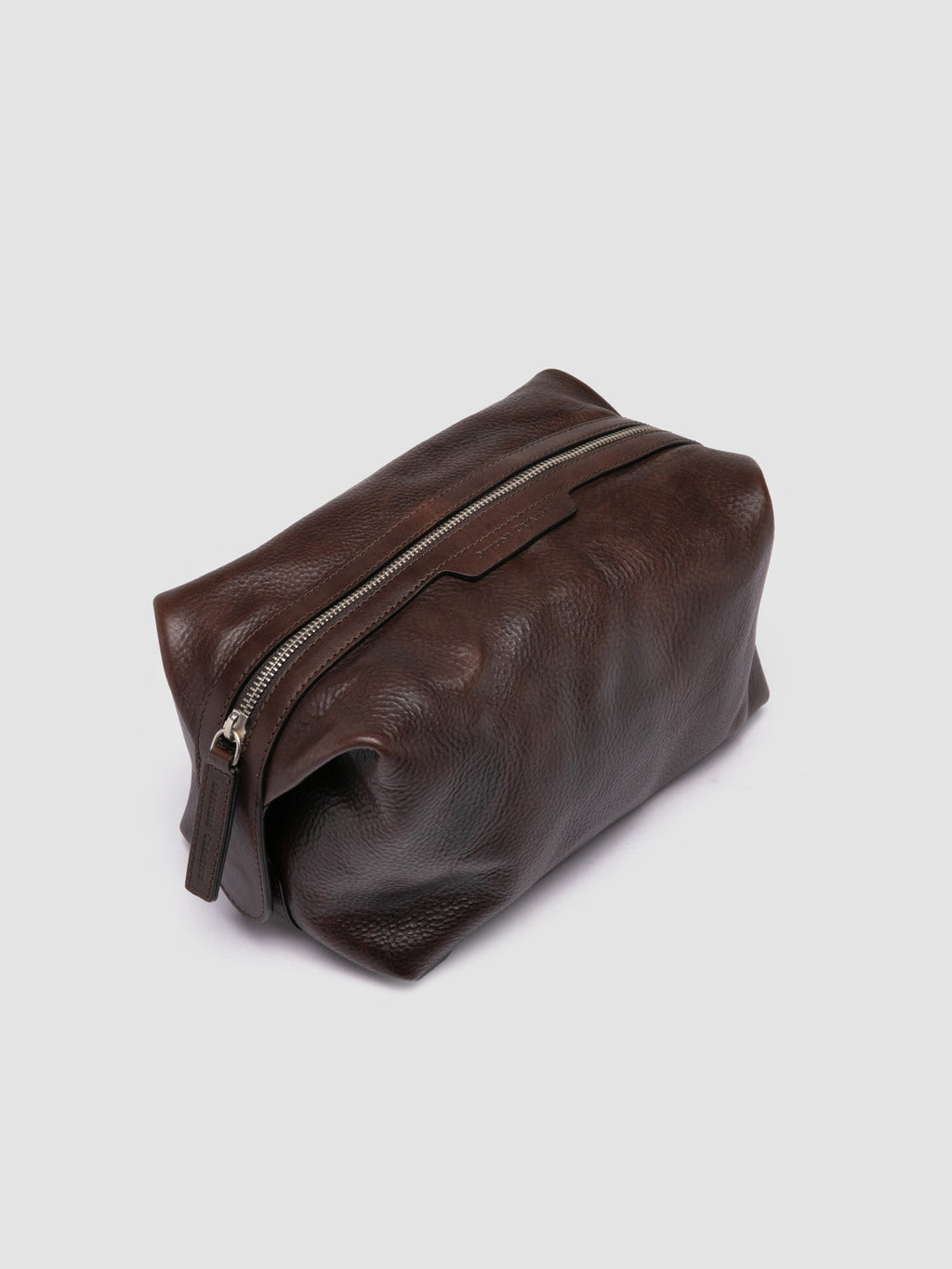 VANITY CASE 001 - Brown Leather Pouch - 1