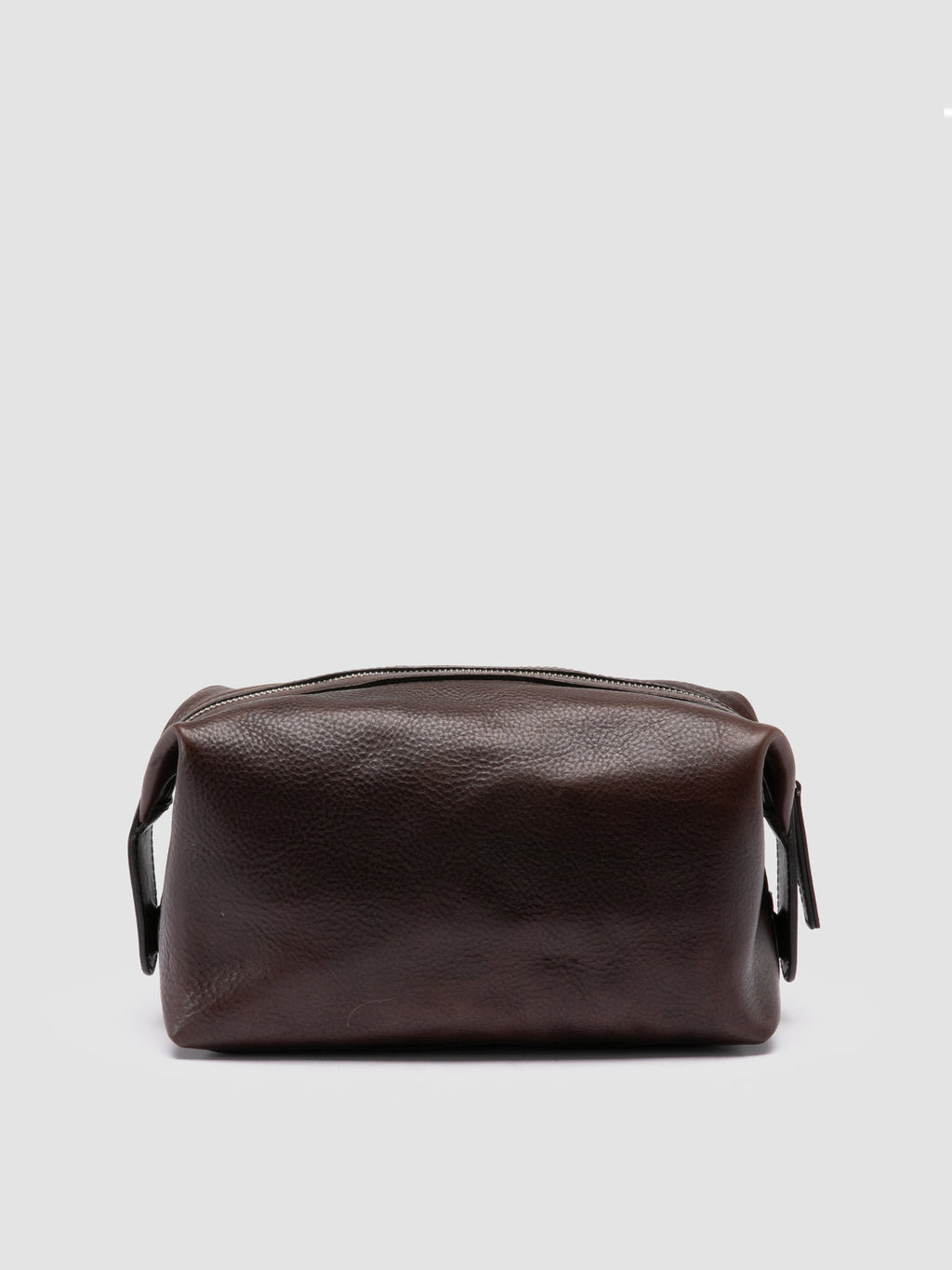 VANITY CASE 001 - Brown Leather Pouch - 3