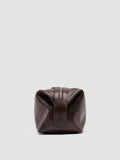 VANITY CASE 001 - Brown Leather Pouch - 4