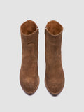 WADE 003 - Brown Suede Zipped Boots - 1