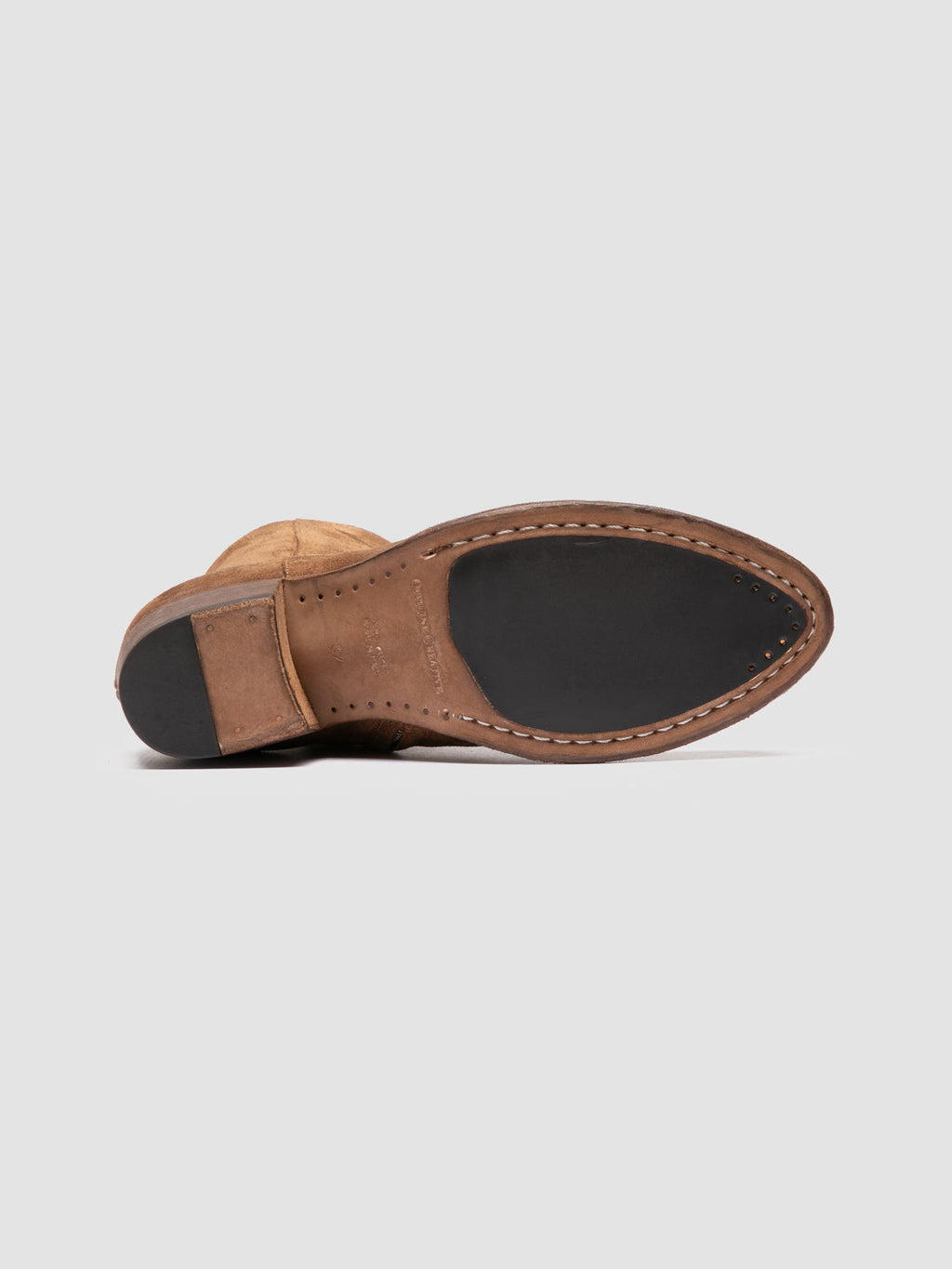 WADE 003 - Brown Suede Zipped Boots - 4