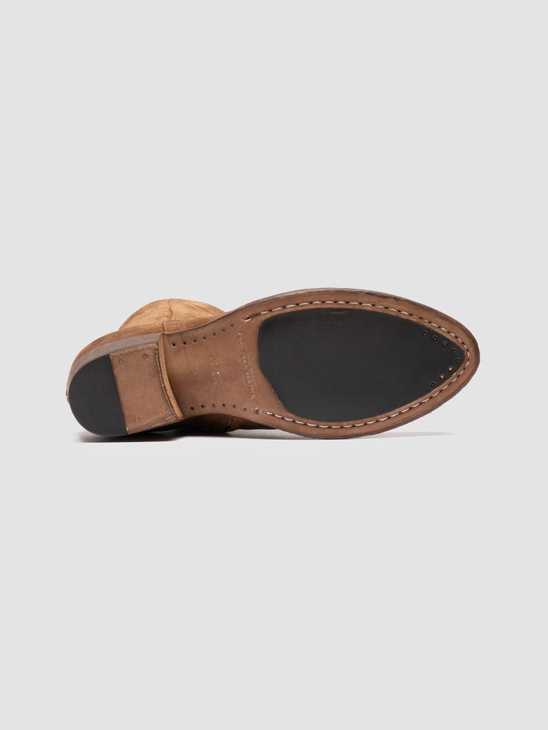 WADE 003 - Brown Suede Zipped Boots