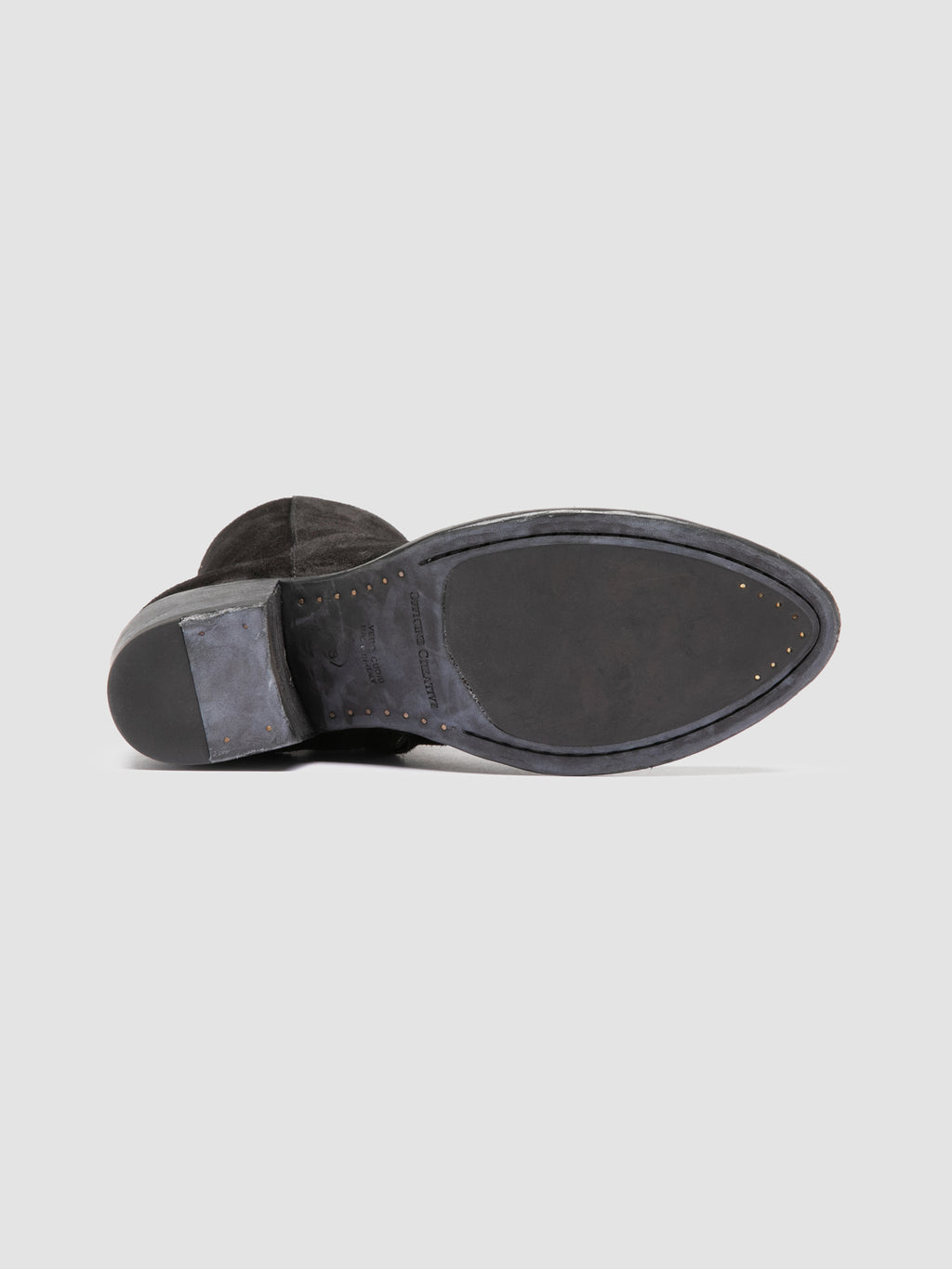 WADE 003 - Black Suede Zipped Boots - 4