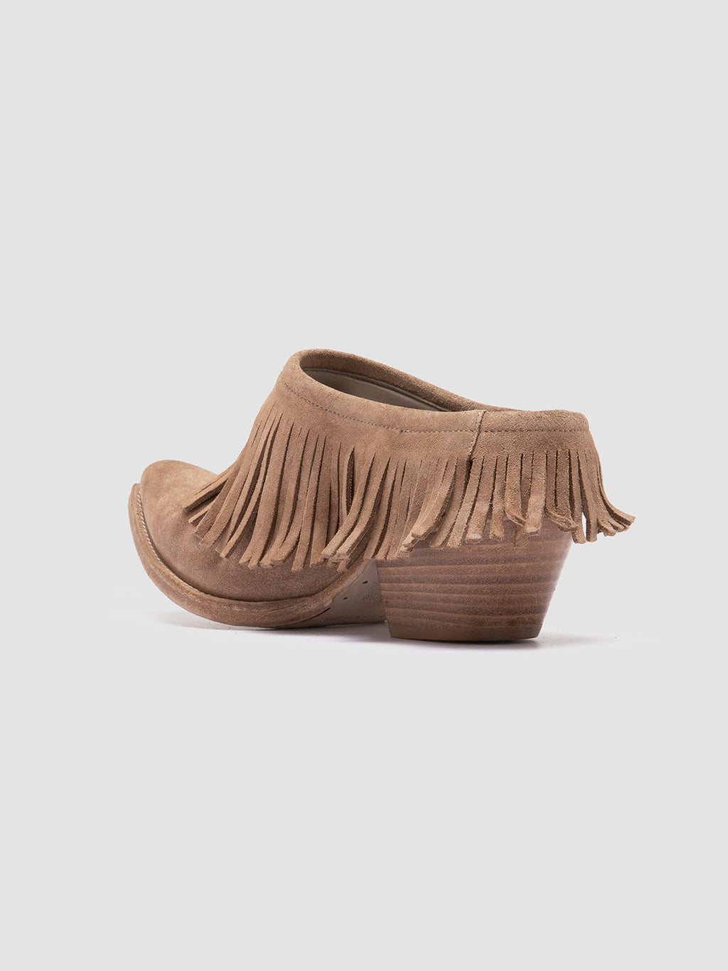 WANDA DD 108 Orice - Beige Suede Mule Sandals