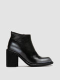 WIDE 001 - Black Leather Zipped Boots Women Officine Creative - 5