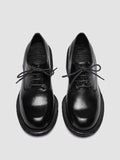 WILDS 001 - Black Leather Derby Shoes