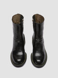 WILDS 004 - Dark Green Leather Zipped Boots - 1