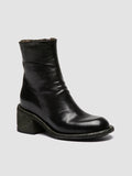 WILDS 004 - Dark Green Leather Zipped Boots - 2