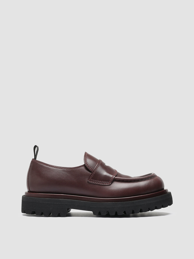 WISAL 001 - Burgundy Leather Loafers