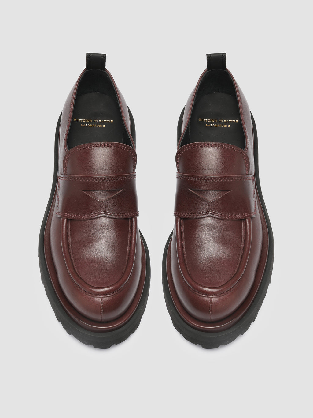 WISAL 001 - Burgundy Leather Loafers