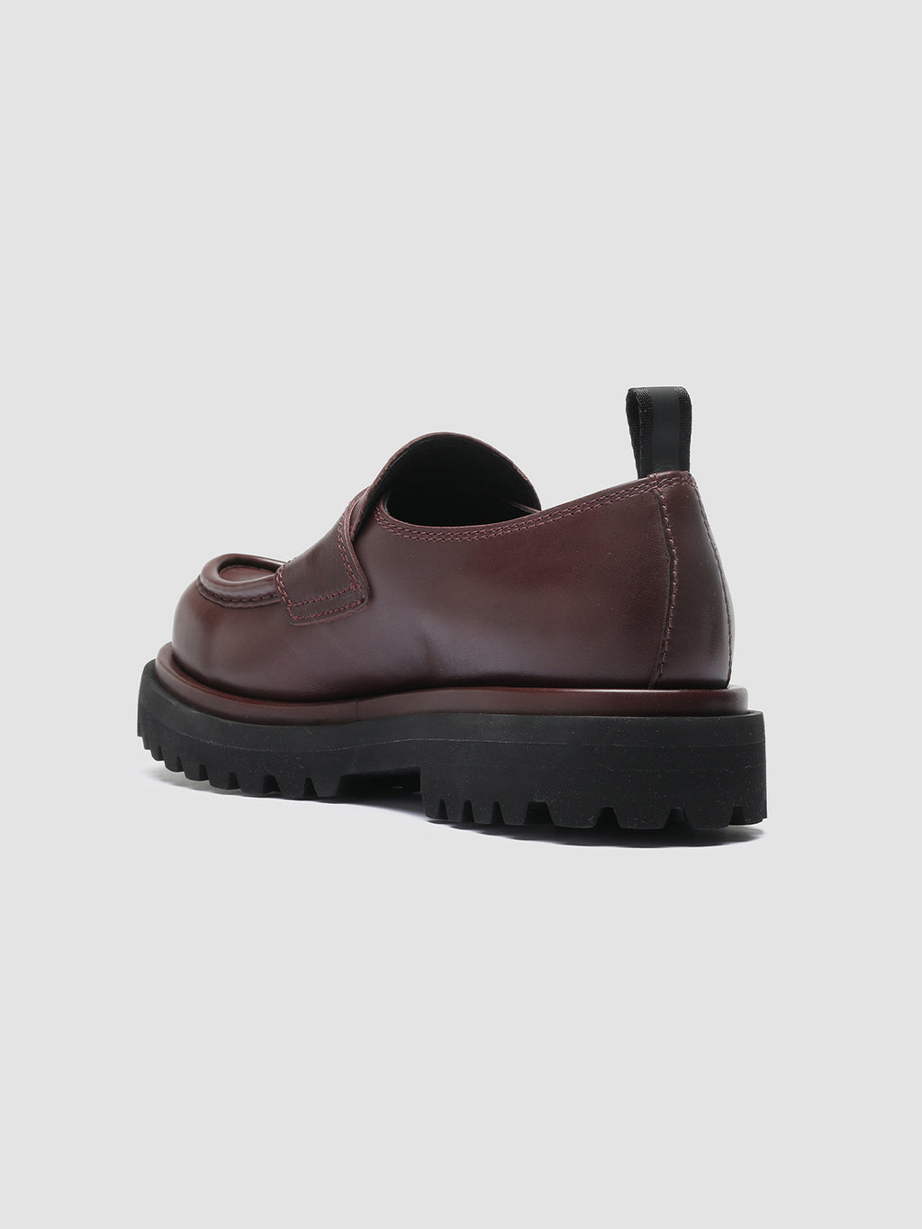 WISAL 001 - Burgundy Leather Loafers